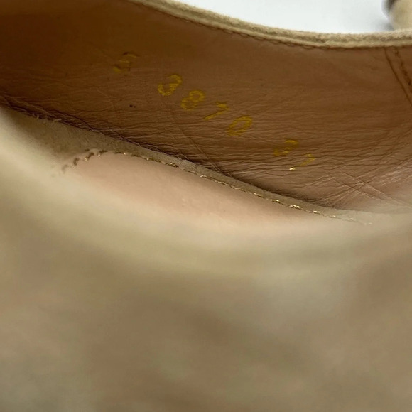 Sergio Rossi Beige/nude colored strappy heels with Ladder Detail sz 37 - Picture 13 of 13